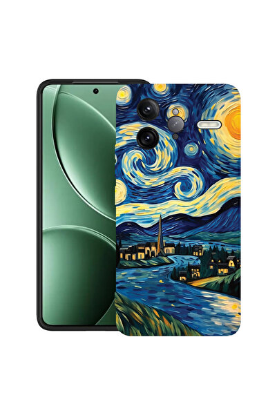 bestcase Carcasă ultra subțire TPU Mat pentru Poco F7 Ultra, Starry Night, 20...