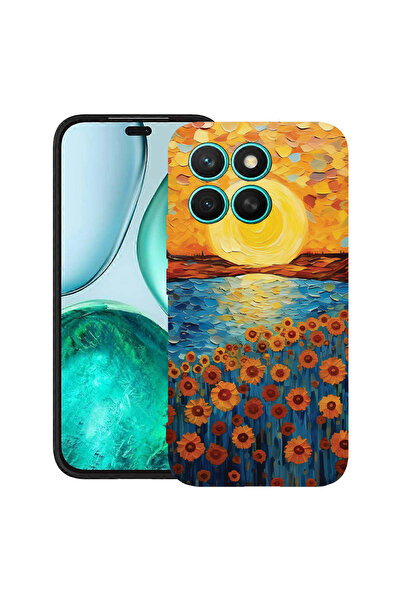 bestcase Carcasă subțire din silicon pentru Honor X7c / 200 Smart, pictură fl...