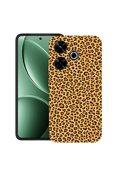 bestcase Carcasă ultra subțire TPU Mat pentru Xiaomi Redmi 13x, model leopard...