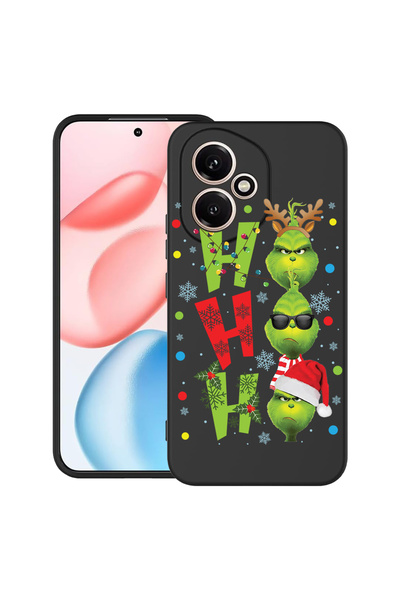 bestcase Carcasă ultra subțire TPU pentru Honor 400, Grinch - Ho Ho Ho, 20600...