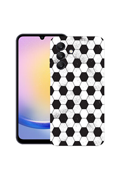 bestcase Carcasă ultra subțire TPU pentru Samsung Galaxy M56, model fotbal, 2...