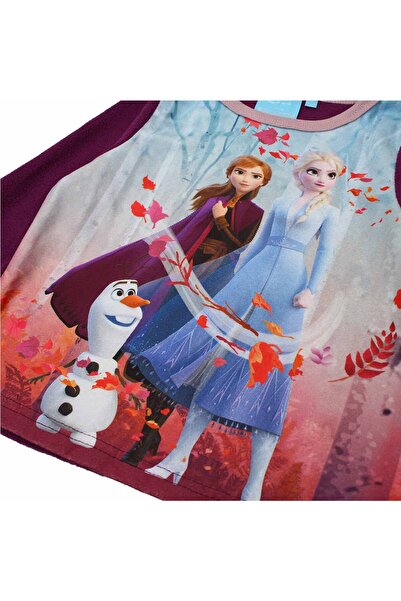 Frozen Children's long-sleeved pajamas, fleece, purple,