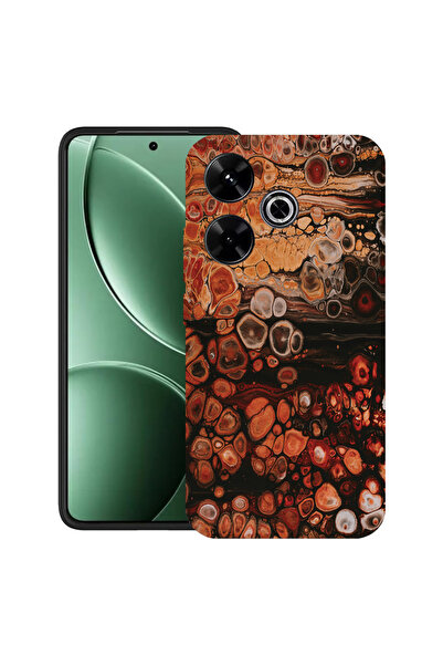 bestcase Carcasă ultra subțire TPU Mat pentru Xiaomi Redmi 13x, model lemn, 2...