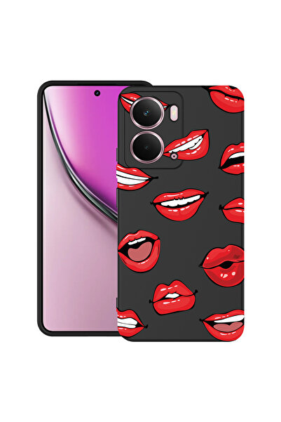 bestcase Carcasă ultra subțire TPU Mat pentru Realme P3, model buze - sărut, ...