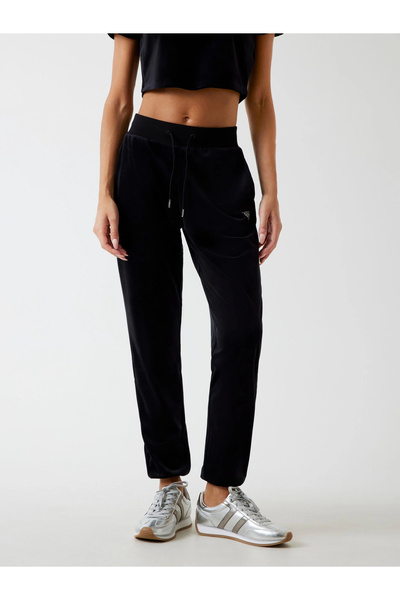 Guess Couture Kadın Siyah Aktif Regular Fit Eşofman Altı V3BB27K0232-JBLK