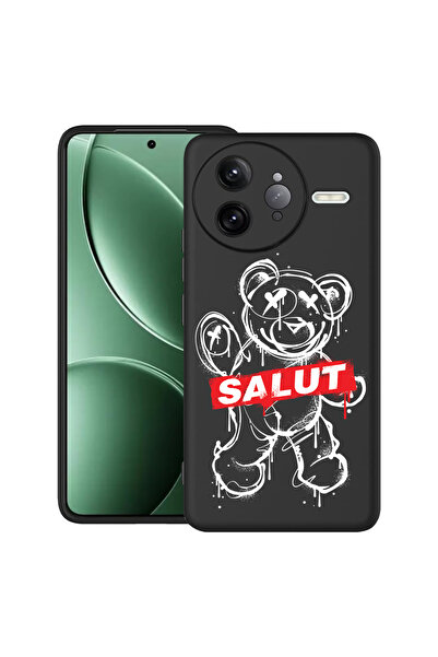 bestcase Carcasă ultra subțire TPU pentru Poco F7 Ultra, Teddy Bear Salut, 20...