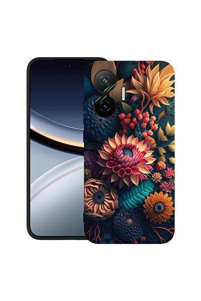 bestcase Θήκη TPU εξαιρετικά λεπτή για Poco F7, πολύχρωμα λουλούδια, 2052009 ...