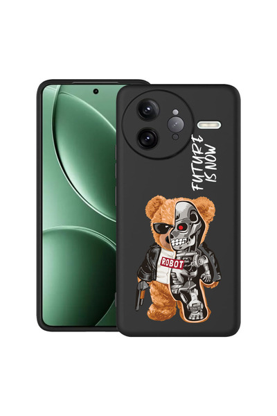 bestcase Carcasă ultra subțire TPU pentru Poco F7 Ultra, jumătate robot, jumă...