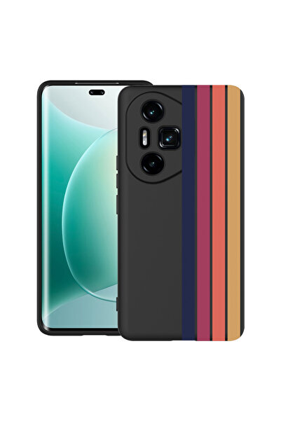 bestcase Carcasă ultra subțire din TPU pentru Honor 300 Pro / 300 Ultra, linii retro, 2052018 B 1478