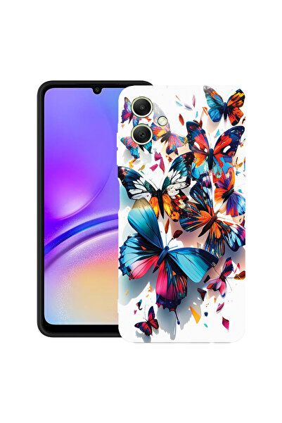 bestcase Carcasă ultra subțire din TPU pentru Samsung Galaxy M06, fluturi col...