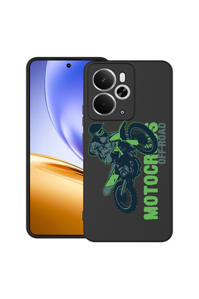 bestcase Carcasă ultra subțire TPU pentru Realme 14 5G, cu design Motocross, ...
