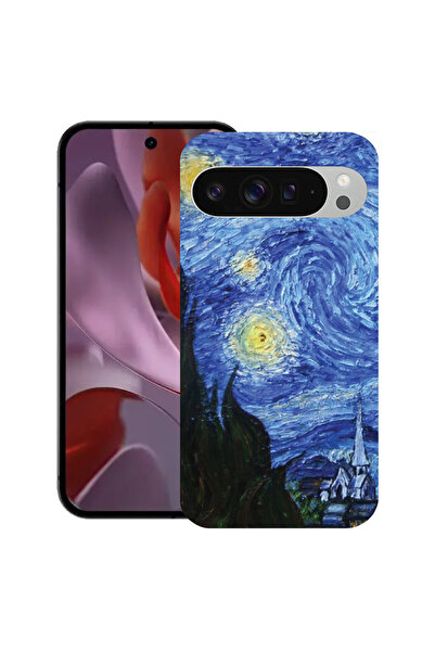 bestcase Carcasă ultra subțire TPU Mat pentru Google Pixel 10 Pro XL, Van Gog...