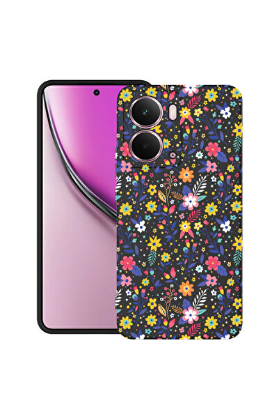 bestcase Carcasă ultra subțire TPU Mat pentru Realme P3, model floral, 205201...