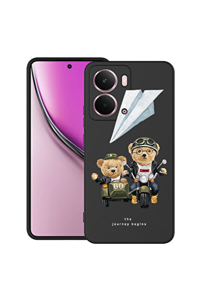 bestcase Carcasă ultra subțire din TPU pentru Realme P3, Teddy On The Road, 2...