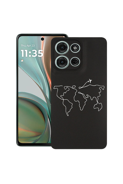 bestcase Carcasă ultra subțire din TPU pentru Motorola Moto G 5G (2025), Trav...