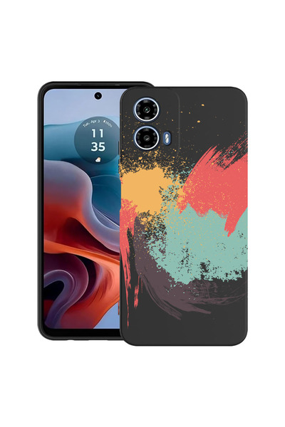bestcase Carcasă ultra subțire TPU mat pentru Motorola Moto G45, pictură, 205...