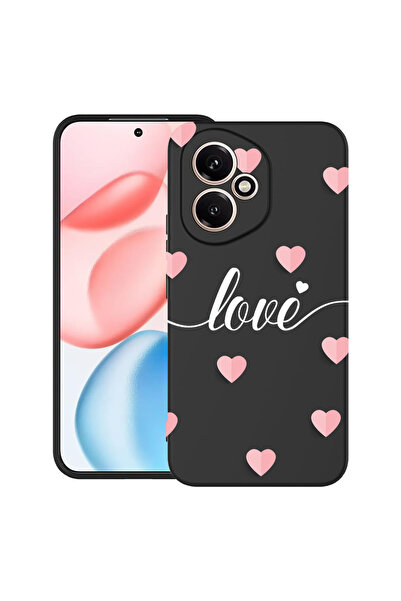 bestcase Carcasă ultra subțire TPU pentru Honor 400, cu motive de inimă, 2060...