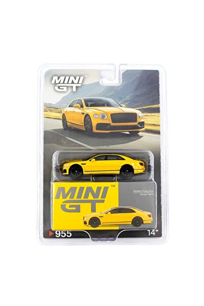 mini gt 1/64 بنتلي فلاينج سبير موناكو أصفر - عبوة بلاستر