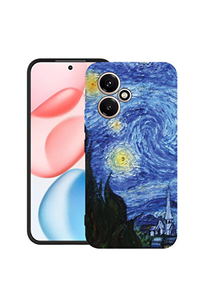 bestcase Carcasă ultra subțire TPU pentru Honor 400, Van Gogh - Noapte înstel...