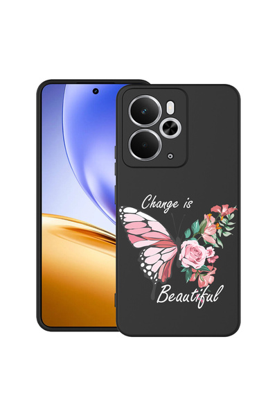 bestcase Carcasă ultra subțire TPU Mat pentru Realme 14T, Change is Beutiful,...