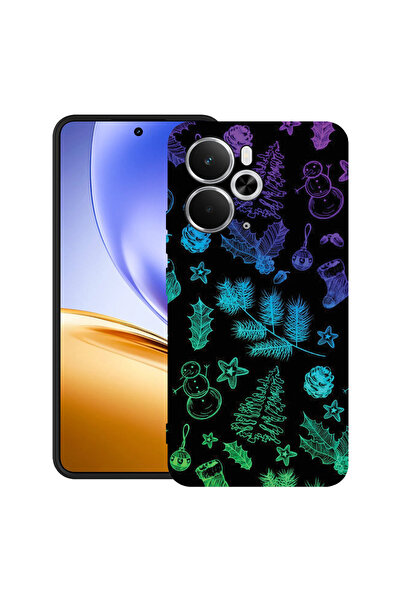 bestcase Carcasă ultra subțire TPU Mat pentru Realme 14T, model de Crăciun, 2...