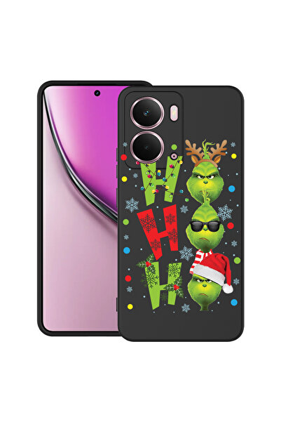 bestcase Carcasă ultra subțire din TPU pentru Realme P3, Grinch's - Ho Ho Ho,...