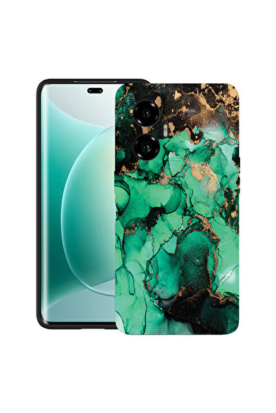 bestcase Carcasă ultra subțire TPU mat pentru Honor 300, marmură închisă, 205...