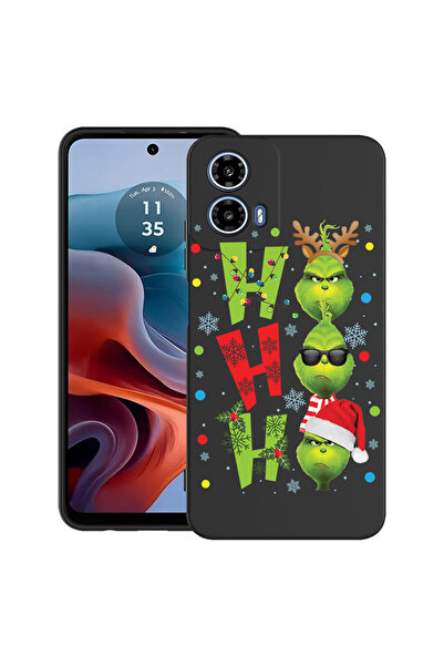 bestcase Husă TPU Mat Ultra subțire pentru Motorola Moto G45, Grinches - Ho H...