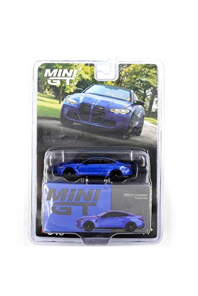 mini gt 845 1/64 بي إم دبليو إم 4 كومبيتيشن (G82) بورتيماو أزرق - عبوة بلاستيكية