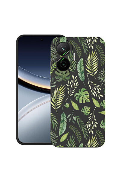 bestcase Carcasă ultra subțire TPU Mat pentru Poco F7, frunze verzi, 2052009 ...