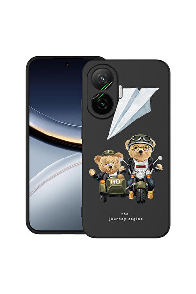 bestcase Carcasă ultra subțire din TPU pentru Poco F7, Teddy On The Road, 205...