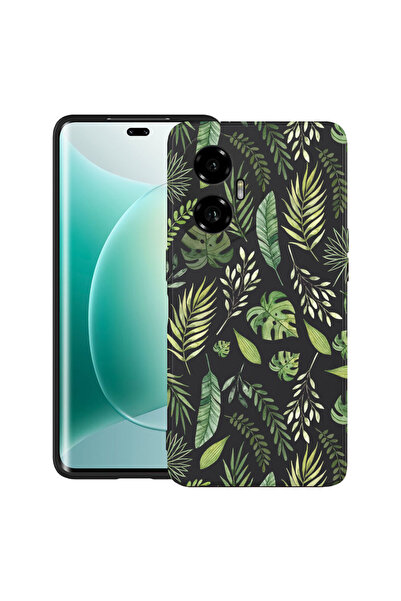 bestcase Carcasă ultra subțire TPU Mat pentru Honor 300, frunze verzi, 205201...