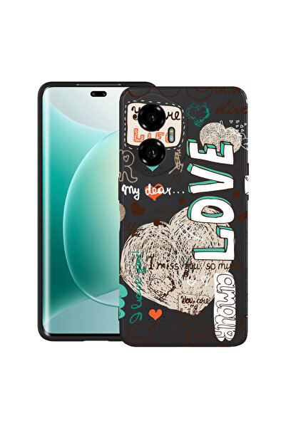bestcase Carcasă ultra subțire TPU pentru Honor 300, Love, 2052017 B 25