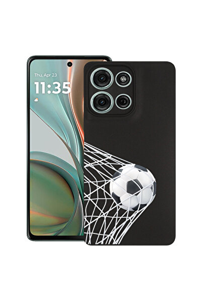 bestcase Carcasă ultra subțire din TPU pentru Motorola Edge 50, model fotbal ...