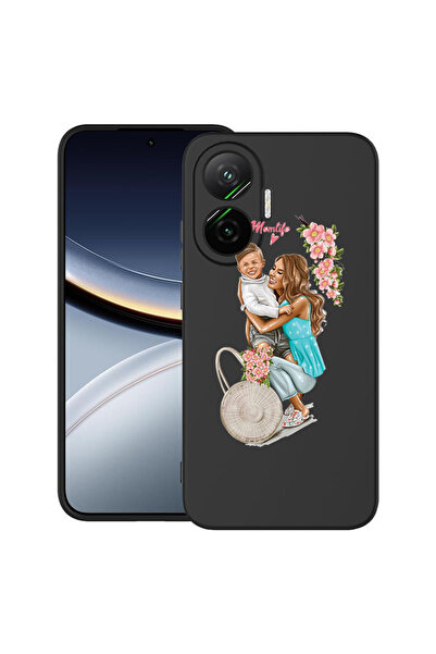bestcase Carcasă ultra subțire TPU pentru Poco F7, Mom Life With a Boy, 2052009 B 559