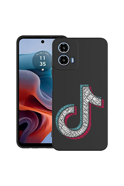bestcase Carcasă ultra subțire din TPU pentru Motorola Moto G45, Calligraphy ...