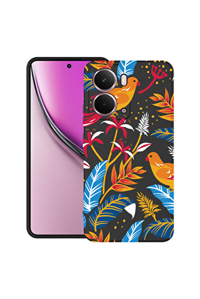 bestcase Carcasă ultra subțire TPU Mat pentru Realme P3, păsări colorate, 205...