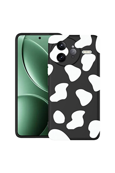 bestcase Carcasă ultra subțire TPU Mat pentru Poco F7 Ultra, Black Cow, 20520...