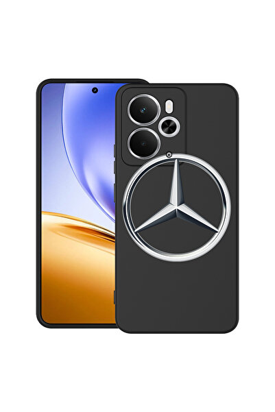 bestcase Carcasă ultra subțire TPU pentru Realme 14 5G, cu design Mercedes-Be...