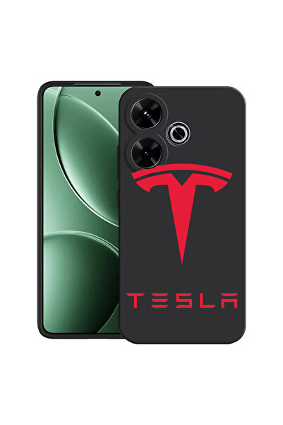 bestcase Carcasă ultra subțire TPU Mat pentru Xiaomi Redmi 13x, roșu Tesla, 2...