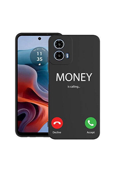 bestcase Carcasă ultra subțire din TPU pentru Motorola Moto G45, Banii cheamă...