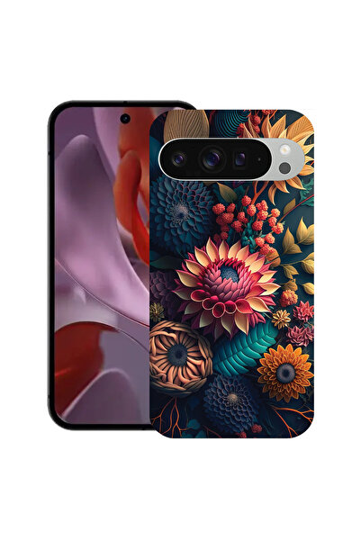 bestcase Carcasă ultra subțire TPU Mat pentru Google Pixel 10 Pro XL, flori c...