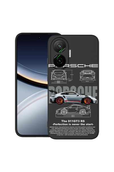 bestcase Ултра тънък TPU матов калъф за Poco F7, Porsche, 2052009 B 1883