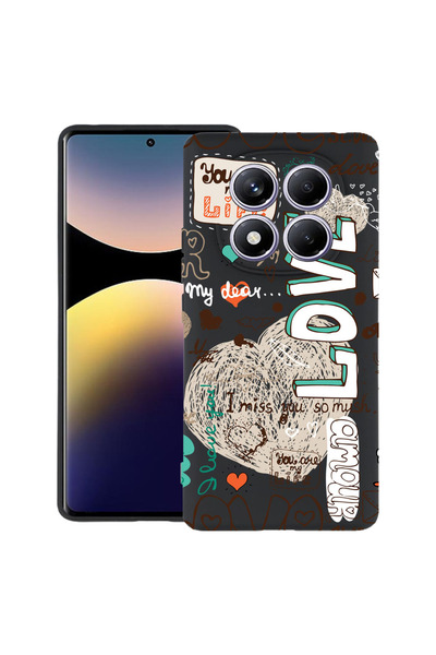 bestcase Carcasă ultra subțire TPU pentru Xiaomi Redmi Note 15 Pro 5G, Love, ...