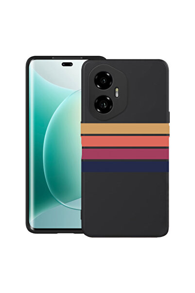 bestcase Carcasă ultra subțire TPU pentru Honor 300, linii retro, 2052017 B 1479