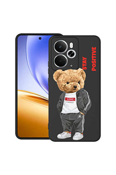 bestcase Carcasă ultra subțire TPU pentru Realme 14 5G, cu design Stay Positi...