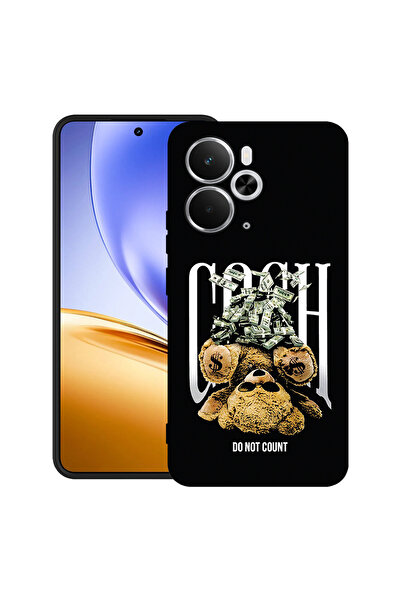 bestcase Carcasă ultra subțire TPU Mat pentru Realme 14T, Teddy Bear Money, 2...
