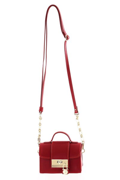 EXPLOSION Kilit Aksesuarlı El Omuz Çapraz Kullanımlı Mini Çanta