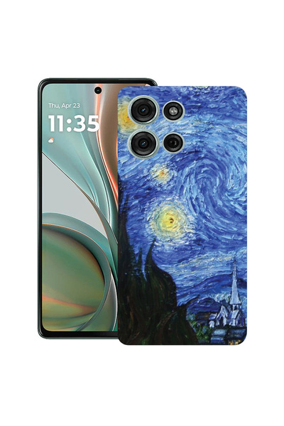 bestcase Carcasă ultra subțire TPU pentru Motorola Moto G Play (2025), Van Go...