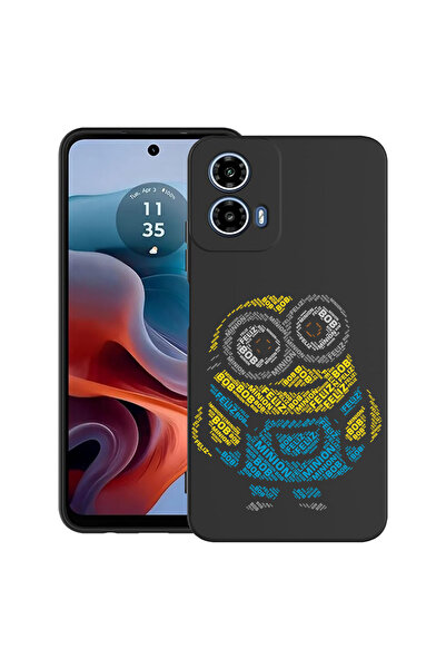 bestcase Carcasă ultra subțire din TPU pentru Motorola Moto G45, Calligraphy ...